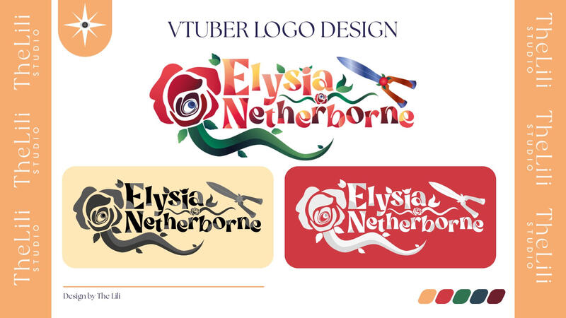 Elysia Netherborne logo design showcase