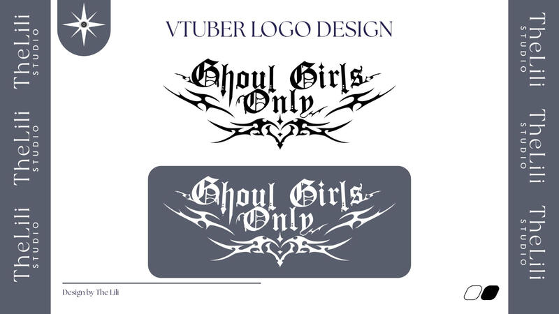 Ghoul Girls Only logo design showcase